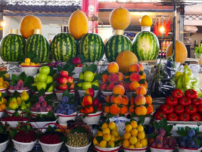 Fresh market in Yerevan, Armenia