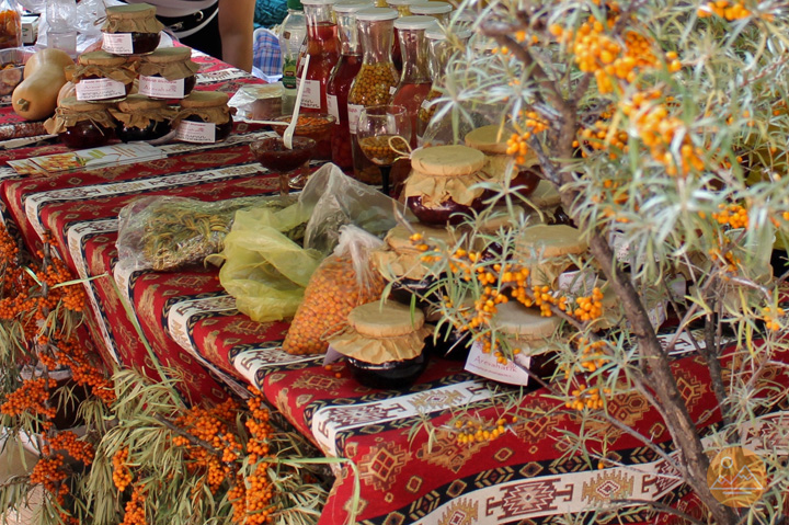 Sea buckthorn in Armenia - Harvest festival, Yerevan