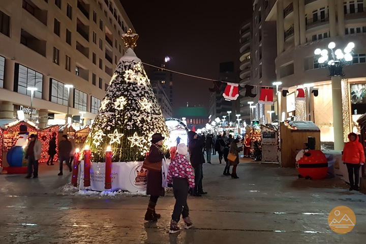 Christmas bazaar in Yerevan, Armenia