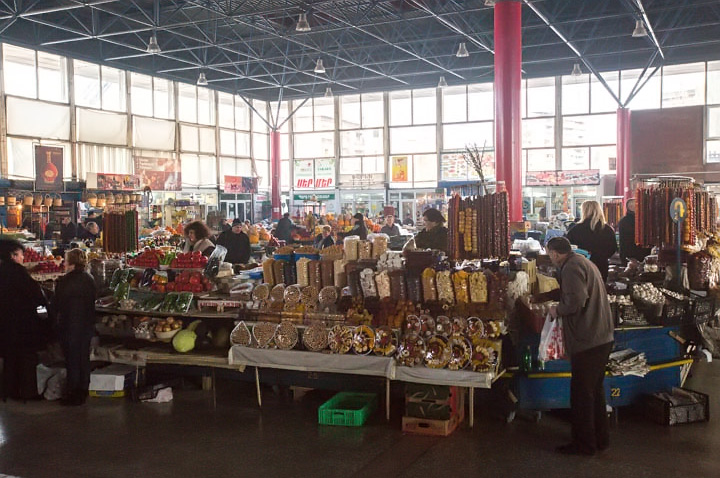 Fresh market in Yerevan, Armenia