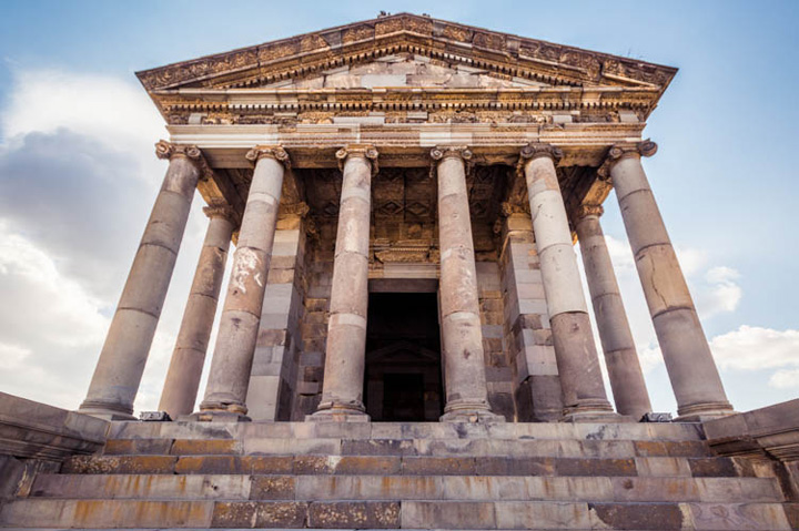 Garni pagan temple - travel to Armenia